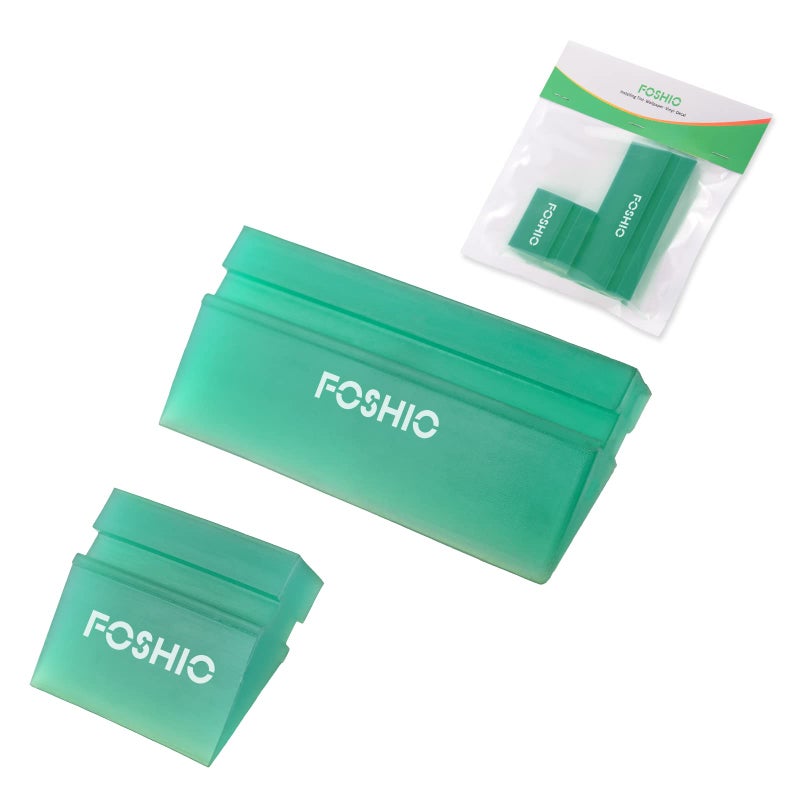 FOSHIO Green Mini Squeegee Window Film Tools,Rubber Squeegee Water Blade Decal Wrap Applicator Car Home Tint - Image 1